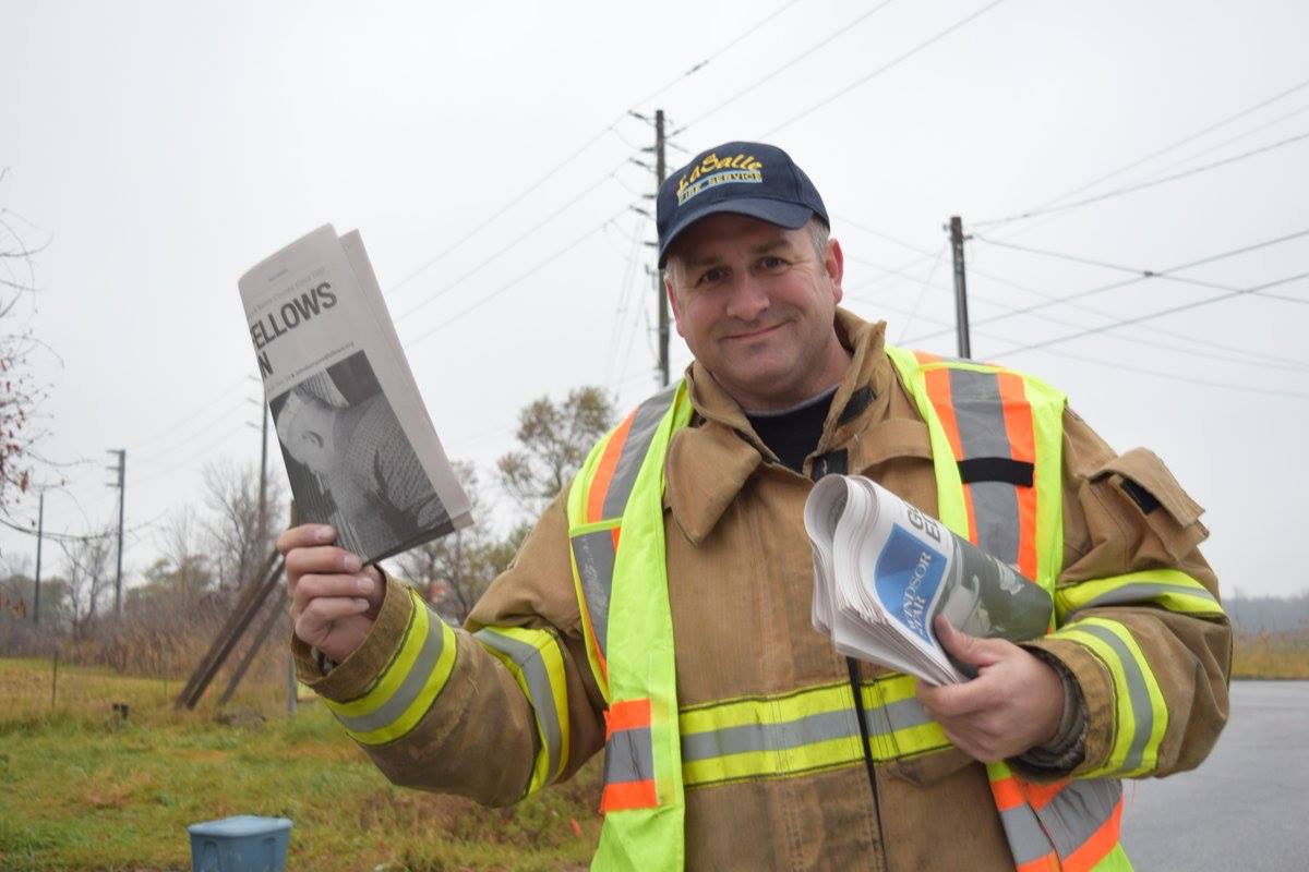 Rob Moore volunteering in the community
